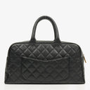 Chanel Black Caviar Boston Bag