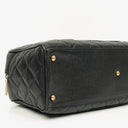 Chanel Black Caviar Boston Bag