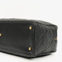 Chanel Black Caviar Boston Bag