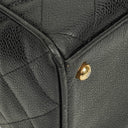 Chanel Black Caviar Boston Bag