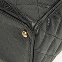 Chanel Black Caviar Boston Bag