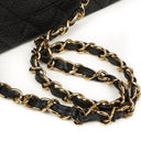 Chanel Medium Classic Double Flap Bag Black Quilted Caviar Leather With Gold-Tone Hardware, 2009-2010