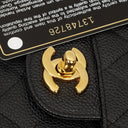 Chanel Medium Classic Double Flap Bag Black Quilted Caviar Leather With Gold-Tone Hardware, 2009-2010