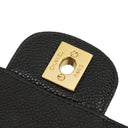 Chanel Medium Classic Double Flap Bag Black Quilted Caviar Leather With Gold-Tone Hardware, 2009-2010