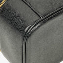 Chanel Black Caviar Leather Vanity Case