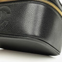 Chanel Black Caviar Leather Vanity Case