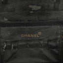 Chanel Black Caviar Leather Vanity Case