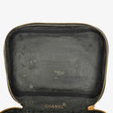 Chanel Black Caviar Leather Vanity Case