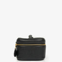 Chanel Black Caviar Leather Vanity Case