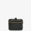 Chanel Black Caviar Leather Vanity Case