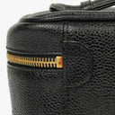Chanel Black Caviar Leather Vanity Case