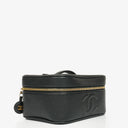 Chanel Black Caviar Leather Vanity Case