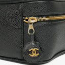 Chanel Black Caviar Leather Vanity Case