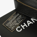 Chanel Black Caviar Leather Vanity Case