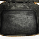 Chanel Black Caviar Leather Vanity Case