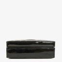 Chanel Black Chevron Quilted Patent Leather Vanity Case Box Bag