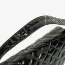 Chanel Black Double-Sided Flap Bag In Quilted Patent Leather