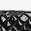 Chanel Black Double-Sided Flap Bag In Quilted Patent Leather