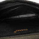 Chanel Black Double-Sided Flap Bag In Quilted Patent Leather
