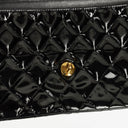 Chanel Black Double-Sided Flap Bag In Quilted Patent Leather