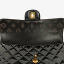 Chanel Black Double-Sided Flap Bag In Quilted Patent Leather