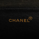 Chanel Black Double-Sided Flap Bag In Quilted Patent Leather
