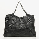 Chanel Black Leather Brooklyn Ligne Patchwork Large Cabas Tote Bag