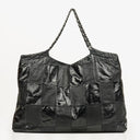 Chanel Black Leather Brooklyn Ligne Patchwork Large Cabas Tote Bag