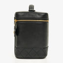 Chanel Black Leather Vanity Case