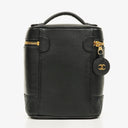 Chanel Black Leather Vanity Case