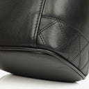 Chanel Black Leather Vanity Case