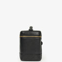 Chanel Black Leather Vanity Case