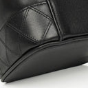 Chanel Black Leather Vanity Case
