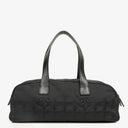 Chanel Black New Travel Line Nylon Mini Boston Bag