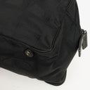 Chanel Black New Travel Line Nylon Mini Boston Bag