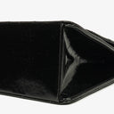 Chanel Black Quilted Patent Leather Top Handle Flap Bag With 24K Gold-Plated Hardware