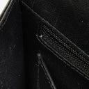Chanel Black Quilted Patent Leather Top Handle Flap Bag With 24K Gold-Plated Hardware