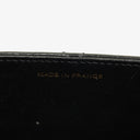 Chanel Black Quilted Patent Leather Top Handle Flap Bag With 24K Gold-Plated Hardware