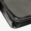 Chanel Black Patent Leather Full Flap With 24k Gold Plated Hardware