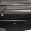 Chanel Black Patent Leather Full Flap With 24k Gold Plated Hardware