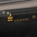Chanel Black Patent Leather Full Flap With 24k Gold Plated Hardware
