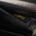 Chanel Black Patent Leather Full Flap With 24k Gold Plated Hardware