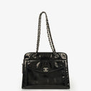 Chanel Black Patent Leather Shoulder Bag