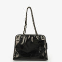 Chanel Black Patent Leather Shoulder Bag
