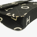 Chanel Black Quilted Canvas Coco ID Chain Bag
