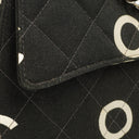 Chanel Black Quilted Canvas Coco ID Chain Bag