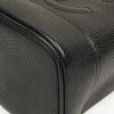 Chanel Black Quilted Caviar Leather Vanity Case