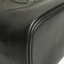 Chanel Black Quilted Caviar Leather Vanity Case