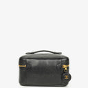 Chanel Black Quilted Caviar Leather Vanity Case
