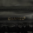 Chanel Black Quilted Caviar Leather Vanity Case